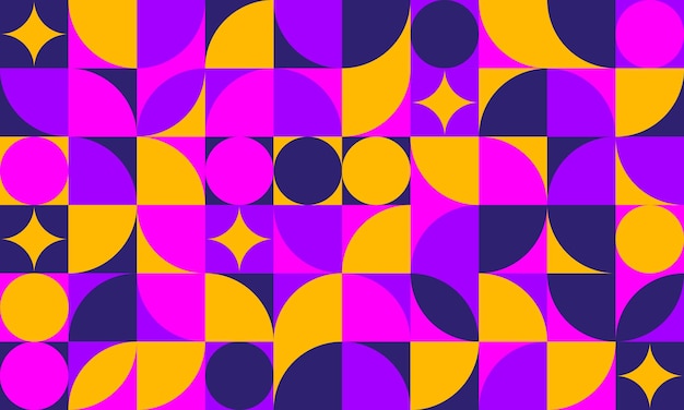 Elemento de diseño geométrico gráfico de medio tono formas coloridas líneas formas vectoriales fondo mural abstracto