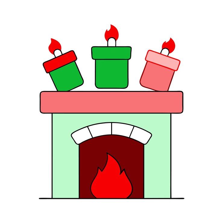 Vector elemento de diseño gráfico vectorial del día de navidad