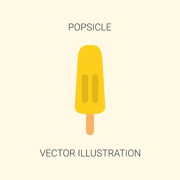 Elemento de diseño de ilustración de vector de paleta con tema de verano