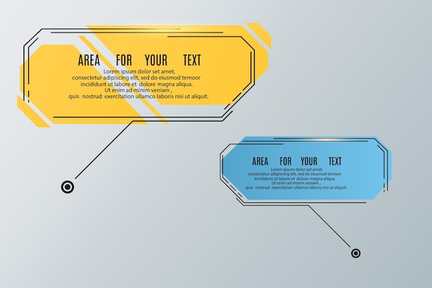 Elemento de diseño para la infografía de folletos web Títulos de llamadas digitales sobre un fondo transparente