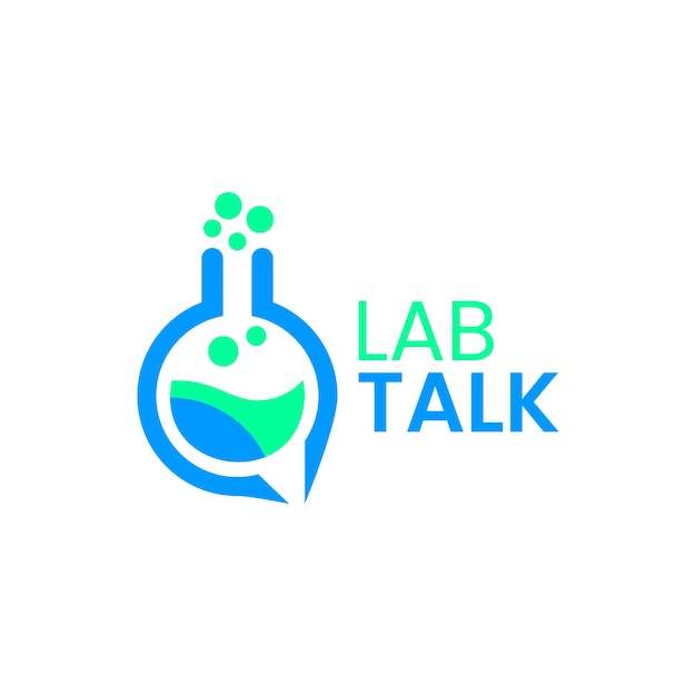 Elemento de diseño de logotipo de icono de laboratorio