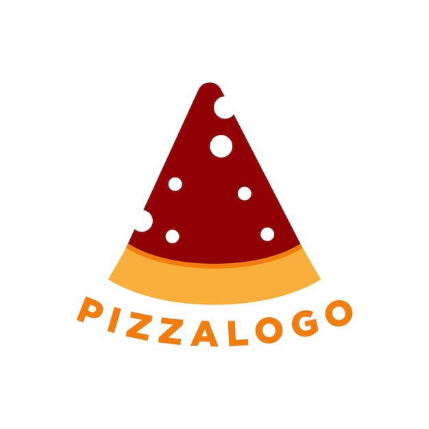 Elemento de diseño de logotipo de restaurante de pizza