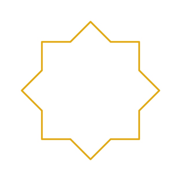 Elemento de diseño oriental árabe ilustración vectorial