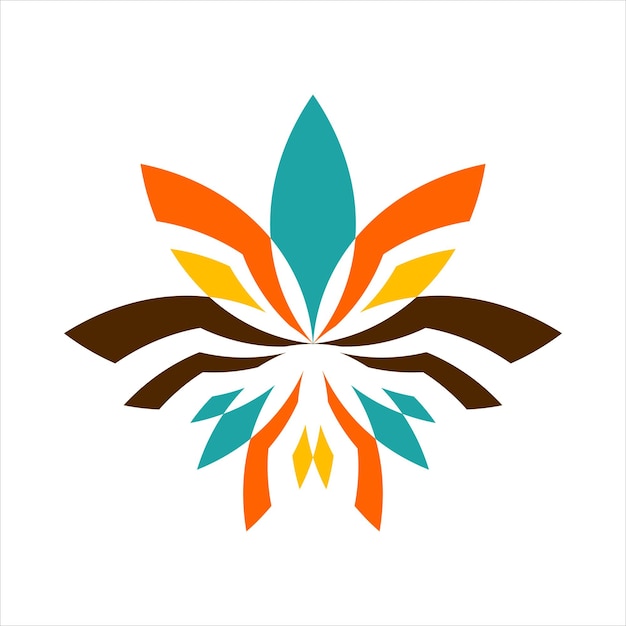 elemento de diseño ornamental del mes de la herencia nativa