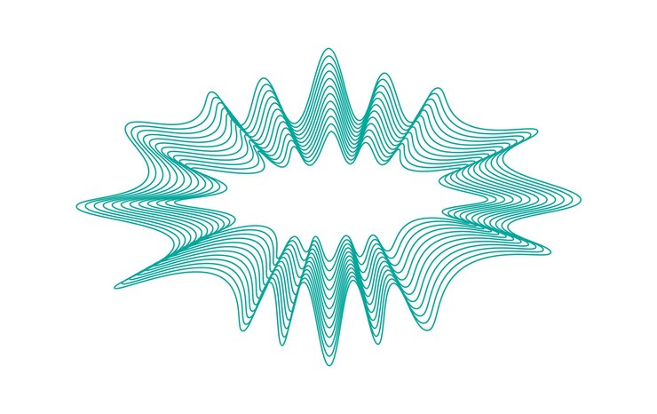 Vector elemento de diseño de patrón de garantía de marca de agua