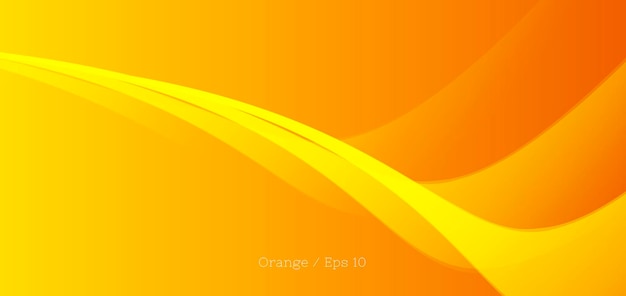 Elemento de diseño de remolino amarillo brillante de fondo abstracto sobre fondo degradado amarillo con estilo