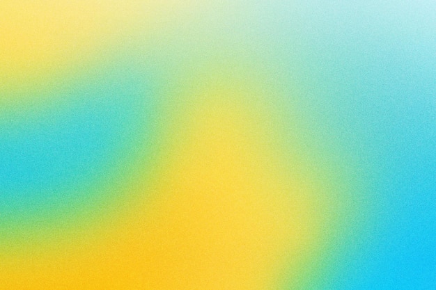 Elemento de diseño de textura granulada con gradiente amarillo y cian