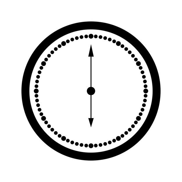 Vector elemento de diseño del vector del temporizador del reloj