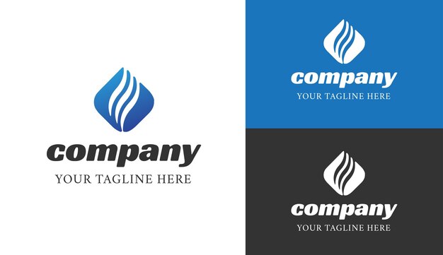 Elemento de diseño de vectores de logotipo de empresa moderna para el logotipo de su empresa