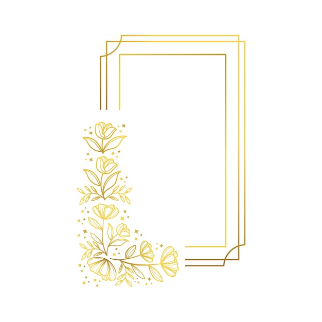 Elemento de diseño vectorial floral para cumpleaños año nuevo tarjeta de Navidad invitación de boda marketing