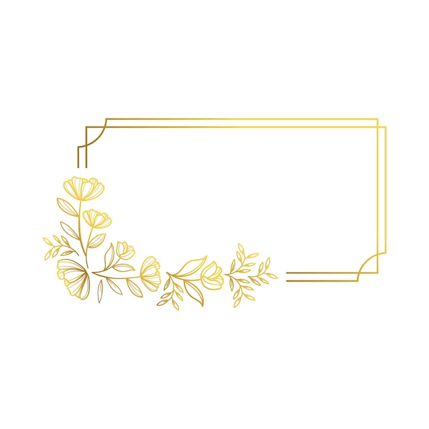 Elemento de diseño vectorial floral para cumpleaños año nuevo tarjeta de Navidad invitación de boda marketing