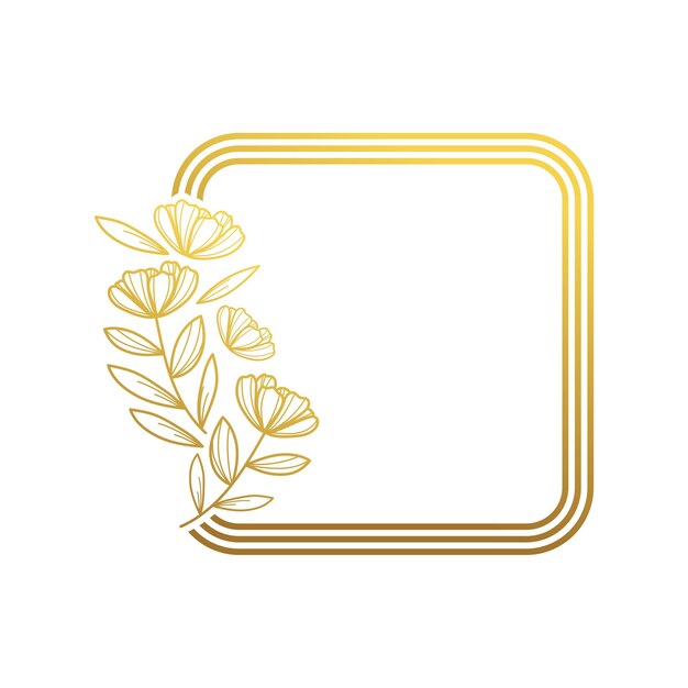 Elemento de diseño vectorial floral para cumpleaños año nuevo tarjeta de Navidad invitación de boda marketing