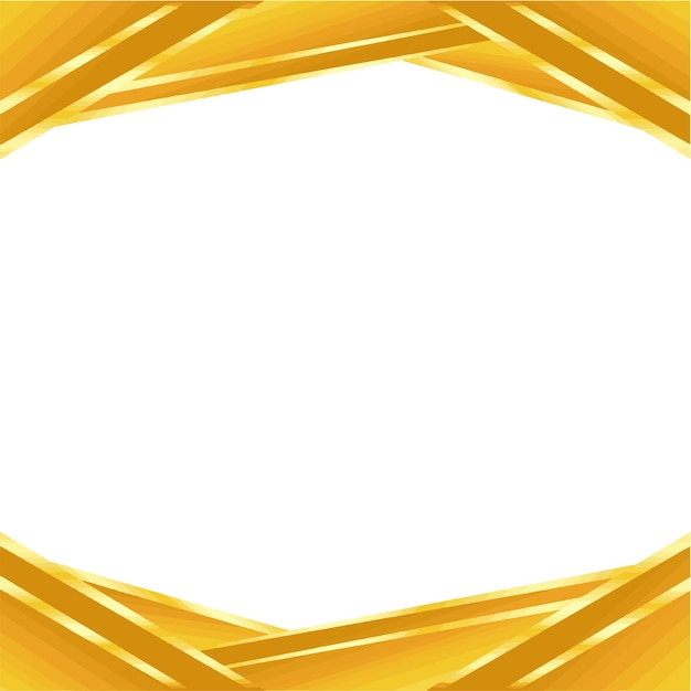 Elemento elegante del marco dorado