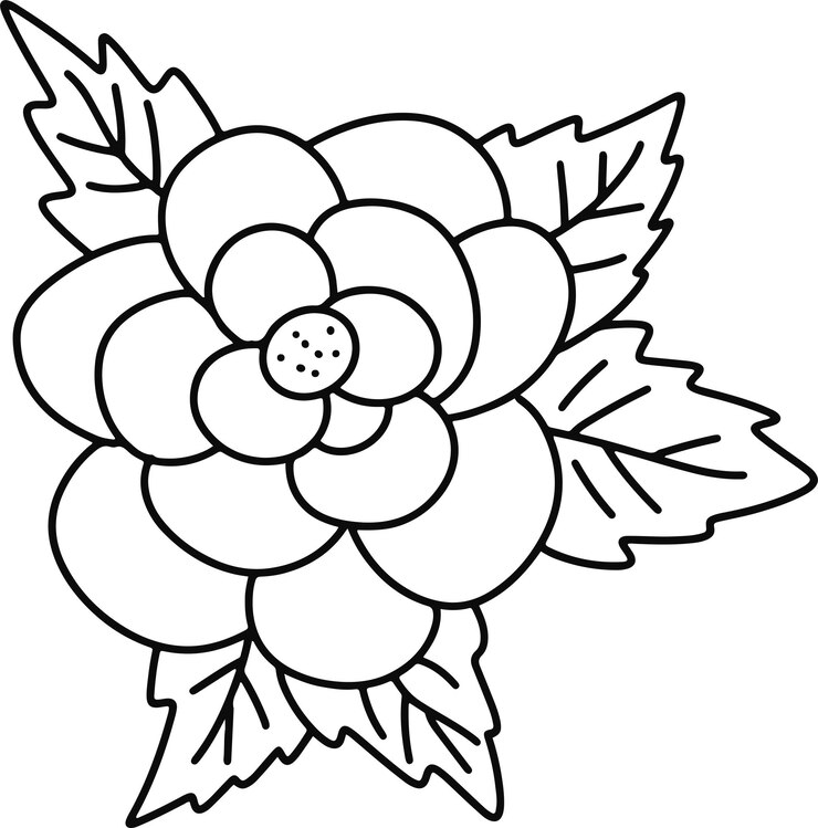 Vector elemento de la flor