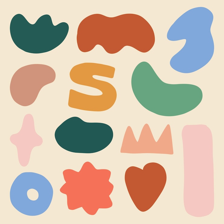 Vector elemento de forma abstracta