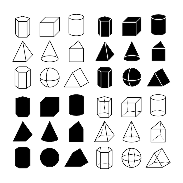 Elemento de formas geométricas básicas