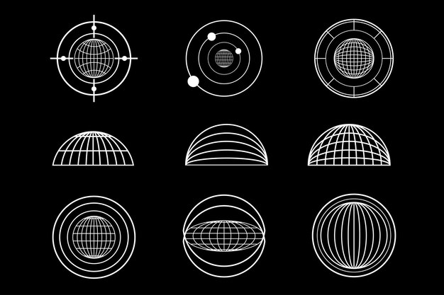 elemento de globo Diseño gráfico de ropa de calle urbana Impresión de plantillas vectoriales