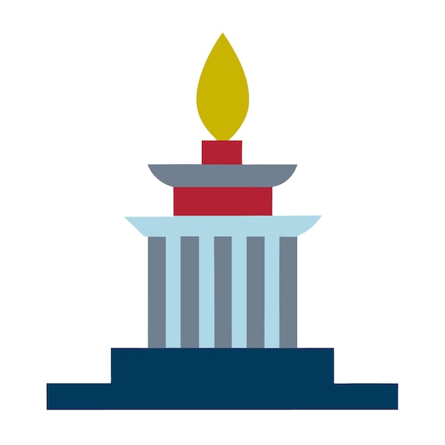 elemento gráfico del día de los presidentes Ilustración vectorial