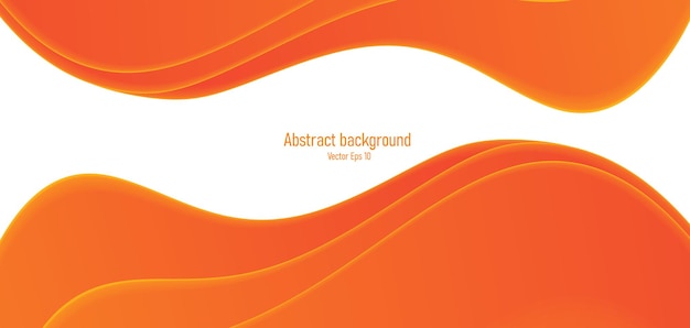 Elemento gráfico fluido naranja líquido vivo manchas composición abstracta formas que fluyen desde la parte superior