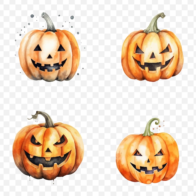 Elemento gráfico de vector de transparencia de Halloween