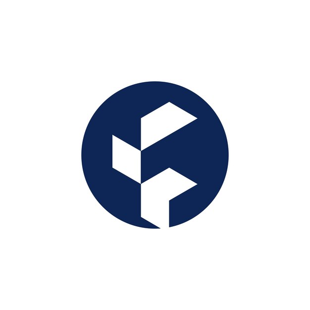 Elemento icone del diseño del logotipo de la letra F para inicial o negocio