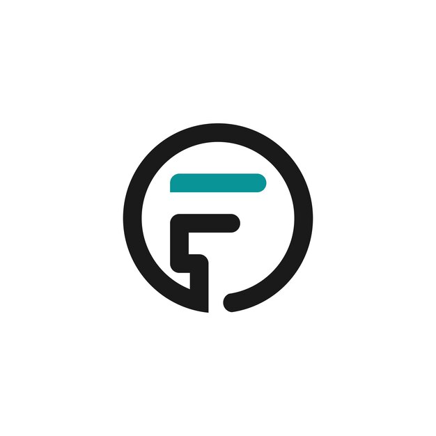 Elemento icone del diseño del logotipo de la letra F para inicial o negocio