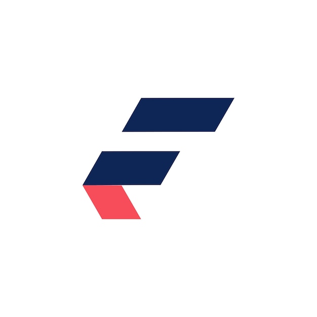 Elemento icone del diseño del logotipo de la letra F para inicial o negocio
