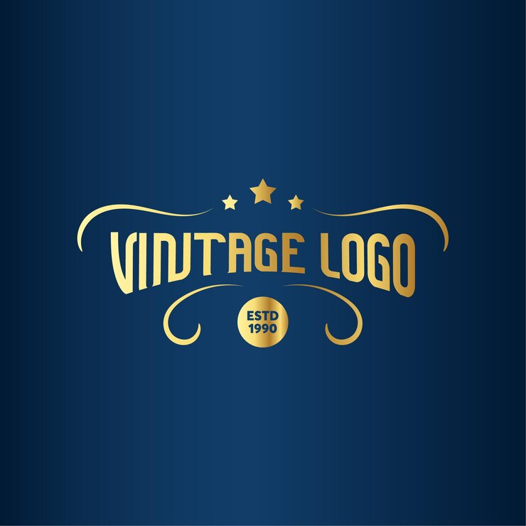 Vector elemento de icono de insignia de identidad de signo de negocio de plantilla de vector de diseño de logotipos de lujo vintage