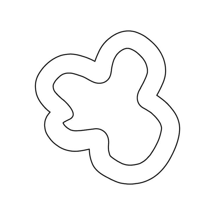 Vector elemento de icono de línea de pieza búlgara dulce de pimienta