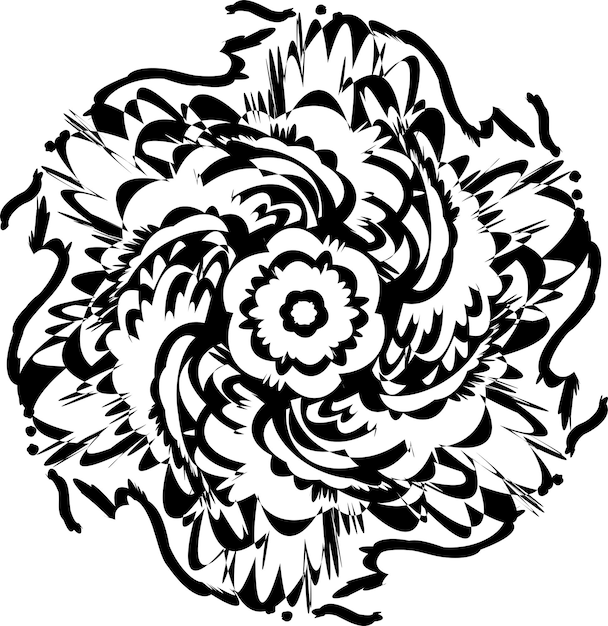 Elemento de ilustración abstracta para el diseño