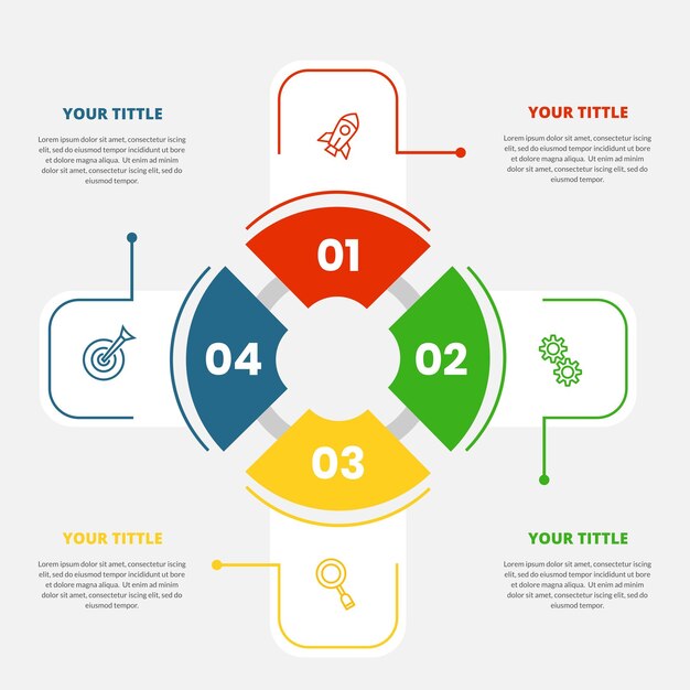 Elemento de infografía de negocios