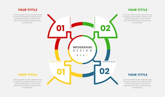 Elemento de infografía de negocios
