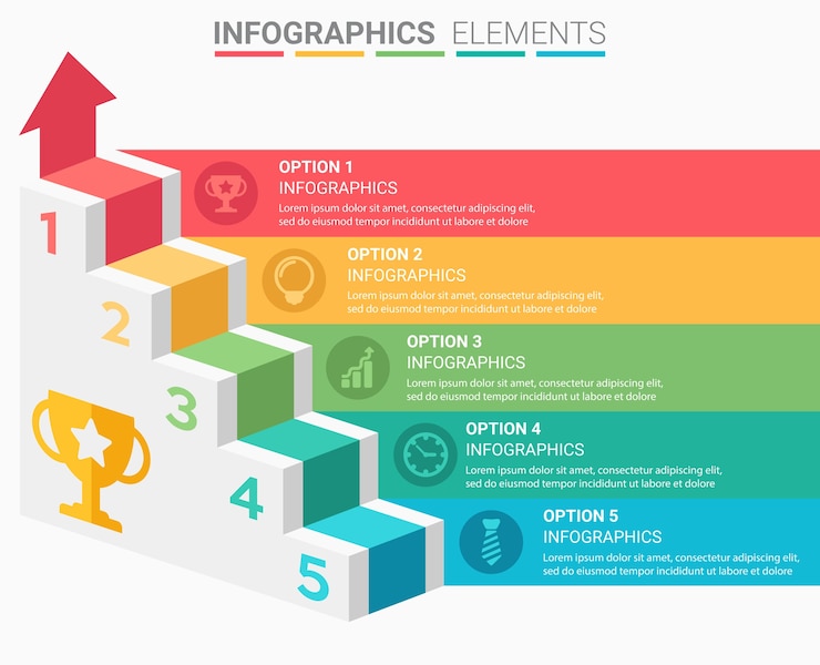 Vector elemento infografía