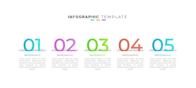 Elemento infográfico de la línea de tiempo de la organización empresarial y presentación mínima