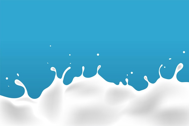 Elemento de leche o yogur de fondo blanco