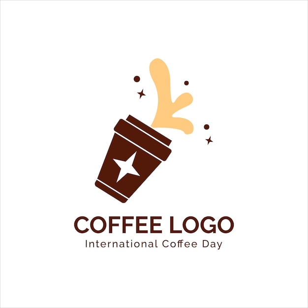 Elemento de logotipo de café de vector libre y accesorios de café arte vectorial Ilustración