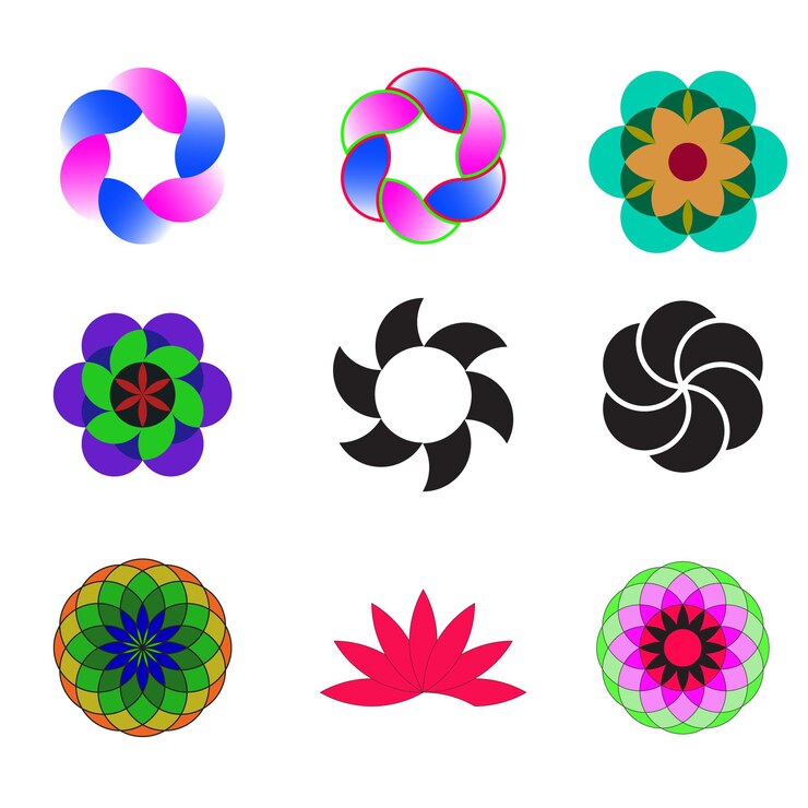 Vector elemento del logotipo ilustración vectorial