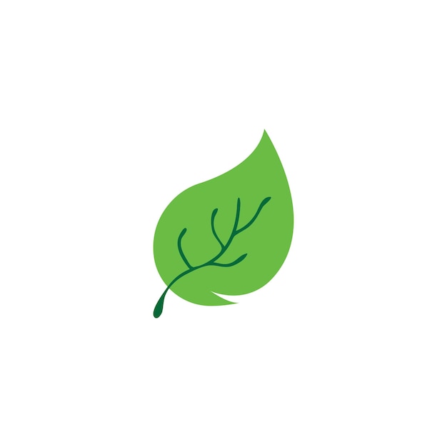 Elemento de naturaleza ecología hoja verde