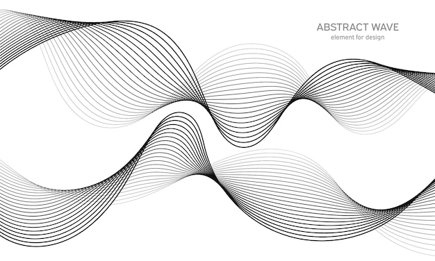 Elemento de onda abstracta para el diseño. Ecualizador de pista de frecuencia digital.