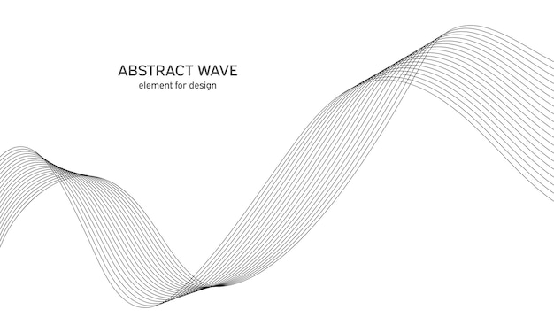 Elemento de onda abstracta para diseño Ecualizador de pista de frecuencia digital