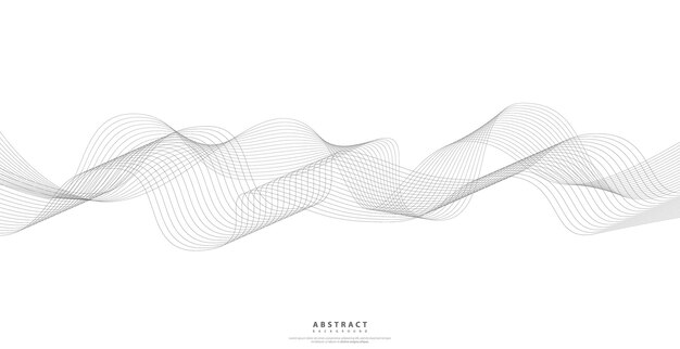 Elemento de onda abstracta para diseño Ecualizador de pista de frecuencia digital