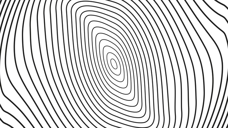Elemento de onda abstracta para ecualizador de pista de frecuencia digital de diseño