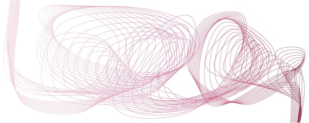 Elemento de onda abstracto para el diseño Ecualizador de pista de frecuencia digital Fondo de arte de línea estilizada Ilustración vectorial Onda con líneas creadas con la herramienta de mezcla Línea ondulada curva raya suave