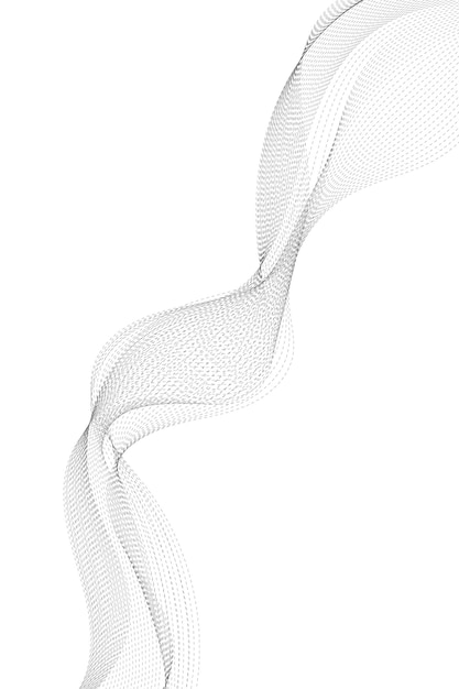 Elemento de onda abstracto para el diseño Ecualizador de pista de frecuencia digital Fondo de arte de línea estilizada