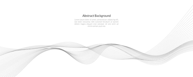 Elemento de onda abstracto para el diseño Ecualizador de pista de frecuencia digital Fondo de arte de línea estilizada