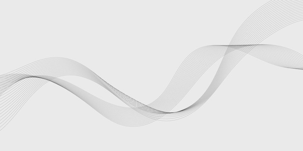 Elemento de onda abstracto para el diseño ecualizador de pista de frecuencia digital fondo de arte de línea estilizado