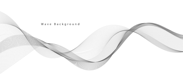 Elemento de onda abstracto para el diseño Equalizador de pista de frecuencia digital Fondo de arte de línea estilizado