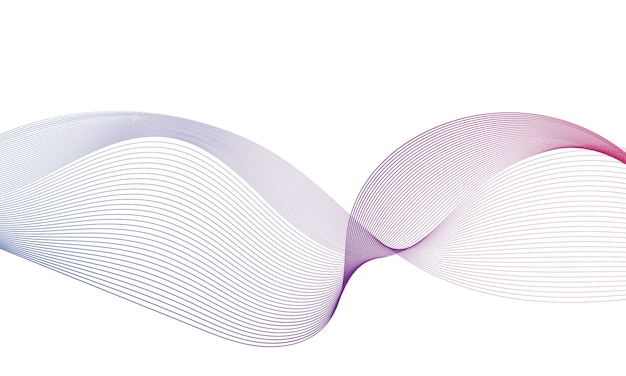 Elemento de onda degradado púrpura abstracto para el diseño. Ecualizador de pista de frecuencia digital.