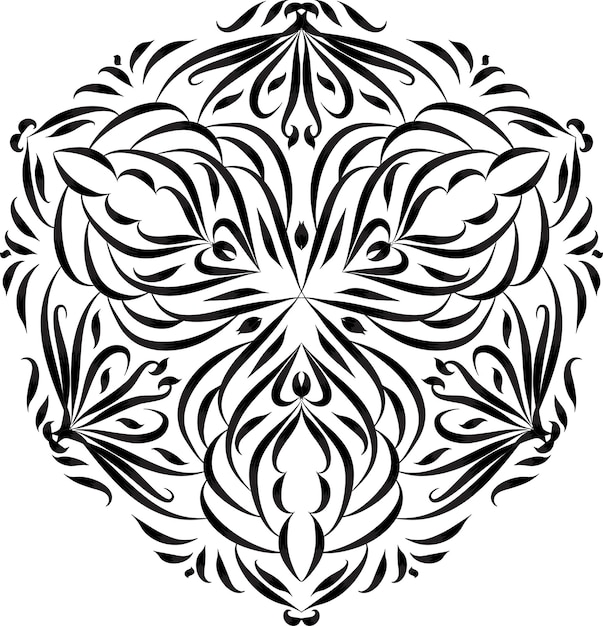 Vector elemento ornamental abstracto para el diseño.