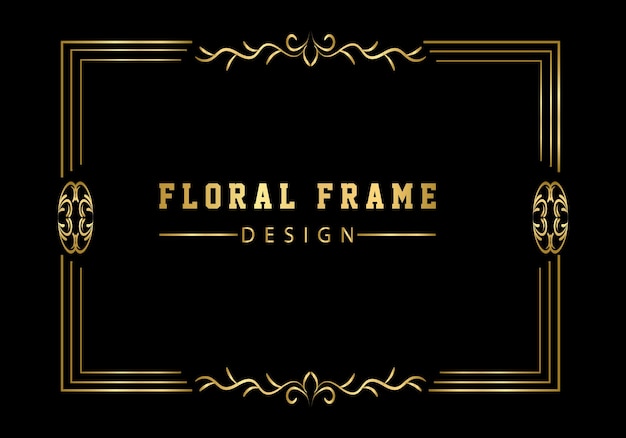 Elemento ornamental decorativo vintage para tarjeta de invitación de diseño